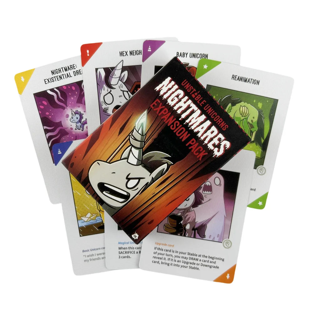 Happy Little Dinosaurs Card Game EXPANSION Pack Party Play Unicorns Cards Board Deck DS20D-Night5mares