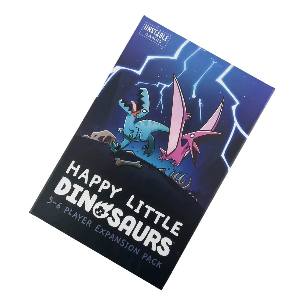 Happy Little Dinosaurs Card Game EXPANSION Pack Party Play Unicorns Cards Board Deck DL11A-Happy-blue