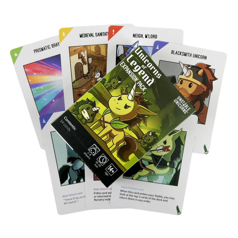 Happy Little Dinosaurs Card Game EXPANSION Pack Party Play Unicorns Cards Board Deck DS20F-Legend