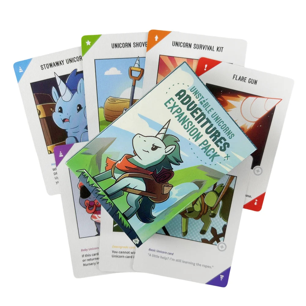 Happy Little Dinosaurs Card Game EXPANSION Pack Party Play Unicorns Cards Board Deck DS20A-Adventures