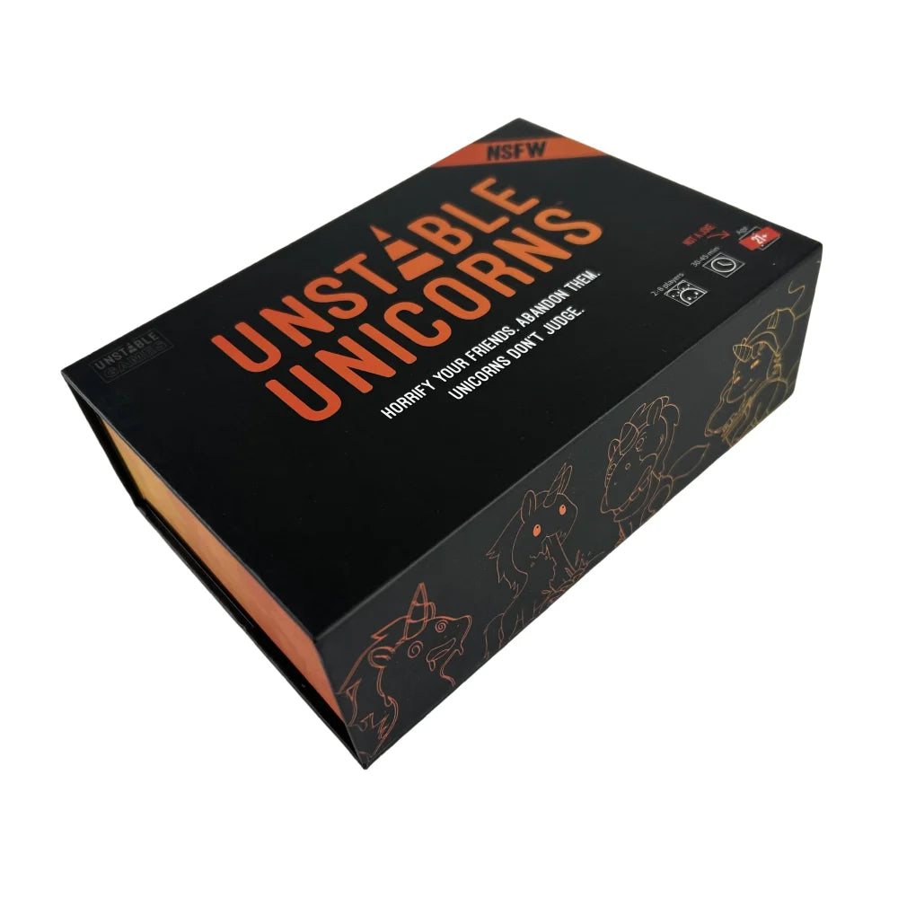 Happy Little Dinosaurs Card Game EXPANSION Pack Party Play Unicorns Cards Board Deck DS20K-Basic-Black